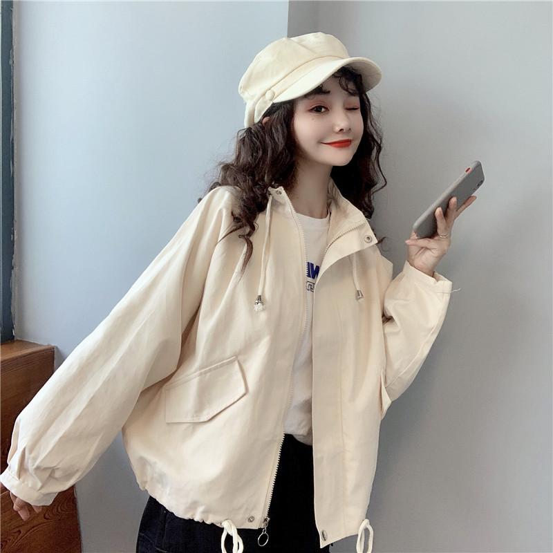 Женские корейские модные однотонные пальто с расклешенными рукавами-Kawaiifashion