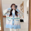 Women's Korean Fashion Kintted Cardigans With Pocket-Kawaiifashion