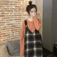 Camisas sueltas de manga larga de moda coreana para mujer-Kawaiifashion