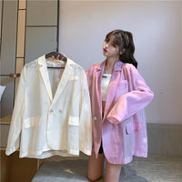 Abrigo fino resistente al sol de moda coreana para mujer-Kawaiifashion