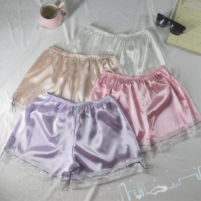 Women's Lolita Candy Color Lace Shorts-Kawaiifashion