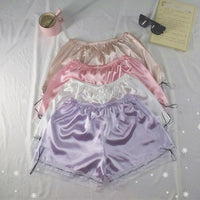 Women's Lolita Candy Color Lace Shorts-Kawaiifashion