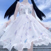 Women's Lolita Lace Falbala Bowknot Circle Dresses-Kawaiifashion