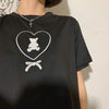 Women's Lovely Bear Embroidered T-shirts-Kawaiifashion