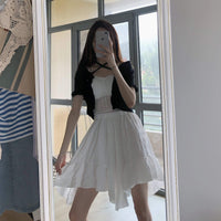 Women's Lovely Solid Color Asymmetric Skirts-Kawaiifashion