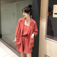 Women's Middle-length Sleeved Coat-Kawaiifashion