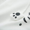 Kawaiifashion Women's Sweet Contrast Color Cat Printed Pads Drawstring Hoodies