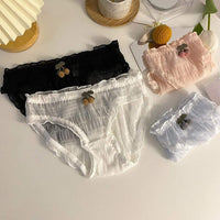 Women's Kawaii Sheer Lace Underwear Set – Kawaiifashion