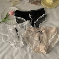 Kobine AS PICTURE / F Women's Kawaii Sheer Lace Underwear Set