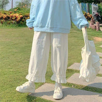 Pantalon ample Kobine Wing Falbala pour femmes
