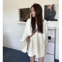 Женский вязаный свитер с глубоким вырезом Kobine Kawaii