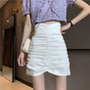 Kobine Women's Korean High-waisted A-line Skirt